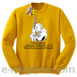 Pokolenie Jana Pawła II Wymagajcie od Siebie - Bluza męska standard bez kaptura żółta 