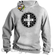 Krzyż Świętego Benedykta - Cross Saint Benedict - bluza z kapturem melanż 