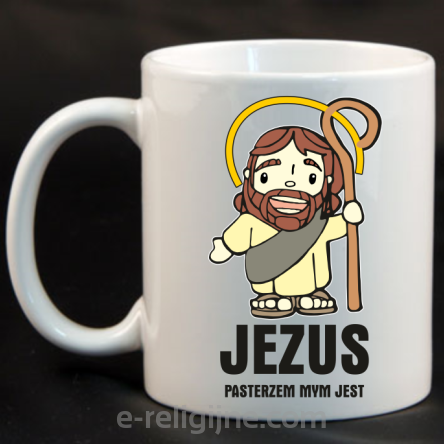 Jezus Pasterzem mym jest  - kubek ceramiczny 