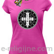 Krzyż Świętego Benedykta - Cross Saint Benedict - koszulka damska fuksja