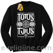 Totus Tuus - Bluza męska standard bez kaptura czarny