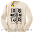 Totus Tuus - Bluza męska standard bez kaptura beżowy
