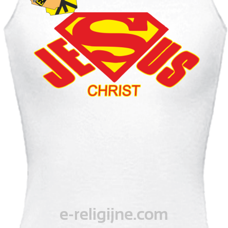 Jesus Christ SuperJesus - top damski biały