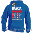 BABCIA - Jednoosobowa działalność gospodarcza - Bluza z kapturem niebieska 