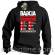 BABCIA - Jednoosobowa działalność gospodarcza - Bluza z kapturem czarna 