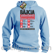 BABCIA - Jednoosobowa działalność gospodarcza - Bluza z kapturem błękitna 