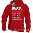 BABCIA - Jednoosobowa działalność gospodarcza - Bluza z kapturem czerwona 