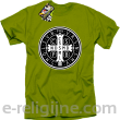 Krzyż Świętego Benedykta - Cross Saint Benedict - koszulka męska kiwi