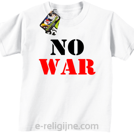 No War - koszulka dziecięca -4