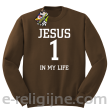 Jesus 1 in my life - bluza męska STANDARD bez kaptura -2