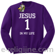 Jesus 1 in my life - bluza męska STANDARD bez kaptura -5
