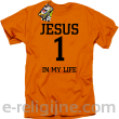 Jesus 1 in my life - koszulka męska -3