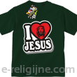 I love Jesus StickStyle - koszulka dziecięca butelkowa