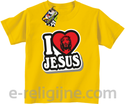 I love Jesus StickStyle - koszulka dziecięca 