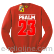 Psalm 23 - bluza męska STANDARD bez kaptura - czerwona