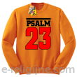 Psalm 23 - bluza męska STANDARD bez kaptura - pomarańczowa