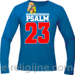 Psalm 23 - Longsleeve męski - niebieski