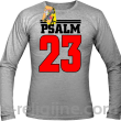 Psalm 23 - Longsleeve męski - szary