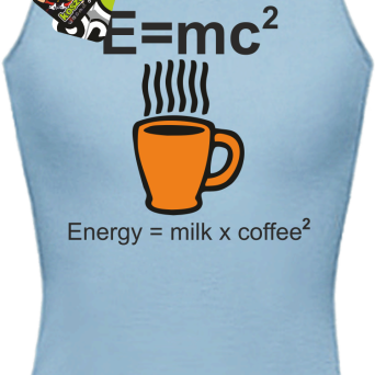 E=mc2 - energy = milk*coffee2 - Top damski