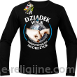 Dziadek i Wnuk - Najlepsi przyjaciele na całe życie - Longsleeve męski czarny 