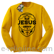 Jezus Army Odznaka - bluza męska STANDARD bez kaptura - żółta