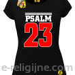 Psalm 23 - koszulka damska - czarna