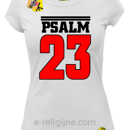 Psalm 23 - koszulka damska - biała