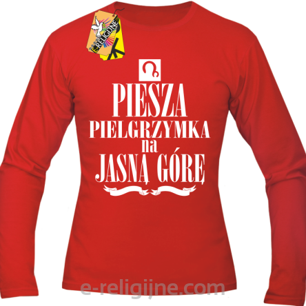 Piesza pielgrzymka na Jasną Górę - Longsleeve męski