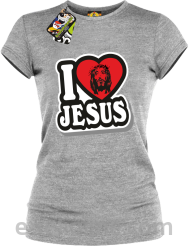 I love Jesus StickStyle - koszulka damska 