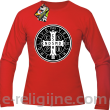 Krzyż Świętego Benedykta - Cross Saint Benedict - longsleeve męski czerwony
