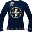 Krzyż Świętego Benedykta - Cross Saint Benedict - longsleeve męski granatowy