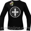 Krzyż Świętego Benedykta - Cross Saint Benedict - longsleeve męski czarny