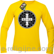 Krzyż Świętego Benedykta - Cross Saint Benedict - longsleeve męski żółta