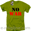 No War - koszulka męska -2