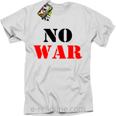 No War - koszulka męska -5