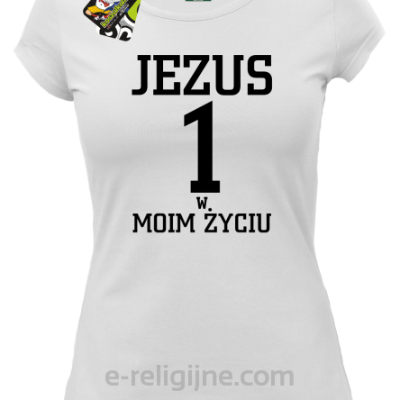 Jezus 1 w moim życiu - koszulka damska -11