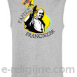 Papież Franciszek Pope Francis Bądźcie Błogosławieni - Bezrękawnik męski melanż 