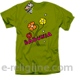 Babunia - kwiatuszki trzy - Koszulka standardowa kiwi