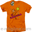 Babunia - kwiatuszki trzy - Koszulka standardowa pomarańczowa 