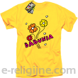 Babunia - kwiatuszki trzy - Koszulka standardowa żółta