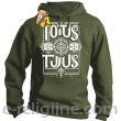 Totus Tuus - Bluza męska standard z kapturem khaki