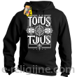 Totus Tuus - Bluza męska standard z kapturem czarny