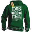 Totus Tuus - Bluza męska standard z kapturem zielony