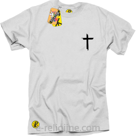 Symbol mały krzyż - koszulka męska