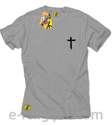 Symbol mały krzyż - koszulka męska