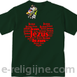 Jesus Serduszko z napisami - koszulka dziecięca -7
