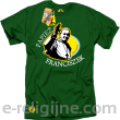 Papież Franciszek Pope Francis Bądźcie Błogosławieni - koszulka męska zielona 