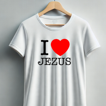 I love JEZUS  - Koszulka damska