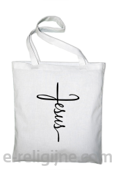 Jesus pisany krzyżem - torba na zakupy