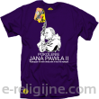 Pokolenie Jana Pawła II Wymagajcie od Siebie - koszulka męska fioletowa 
